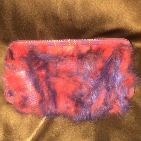 BCBGirls Genuine Fur and Suede Clutch - Picture 5 of 6
